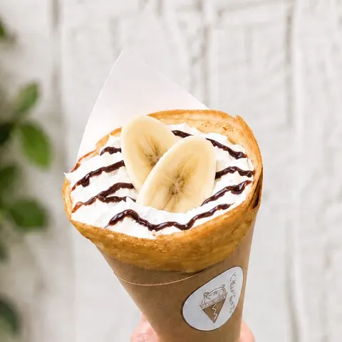 バナナチョコのミニクレープ
