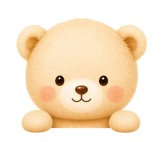 お知らせをのぞくべあくれーぷのくま