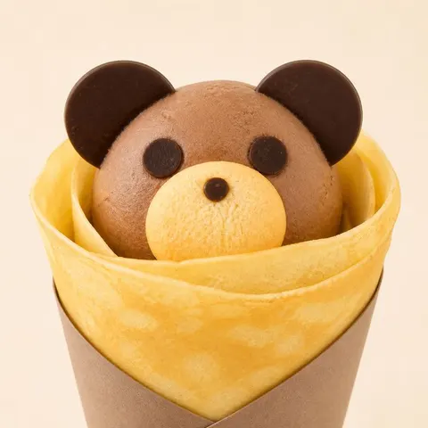 クロクマのホイップトッピング