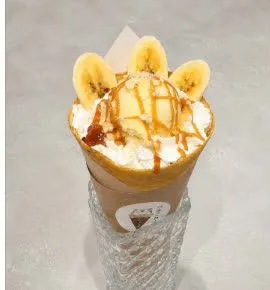 アイスキャラメルクッキークレープ