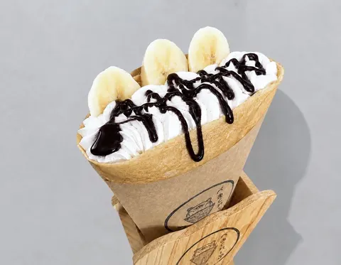 バナナチョコクレープ