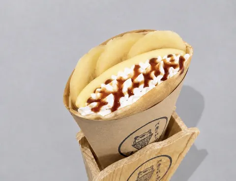 焼きりんごカラメルカスタードクレープ